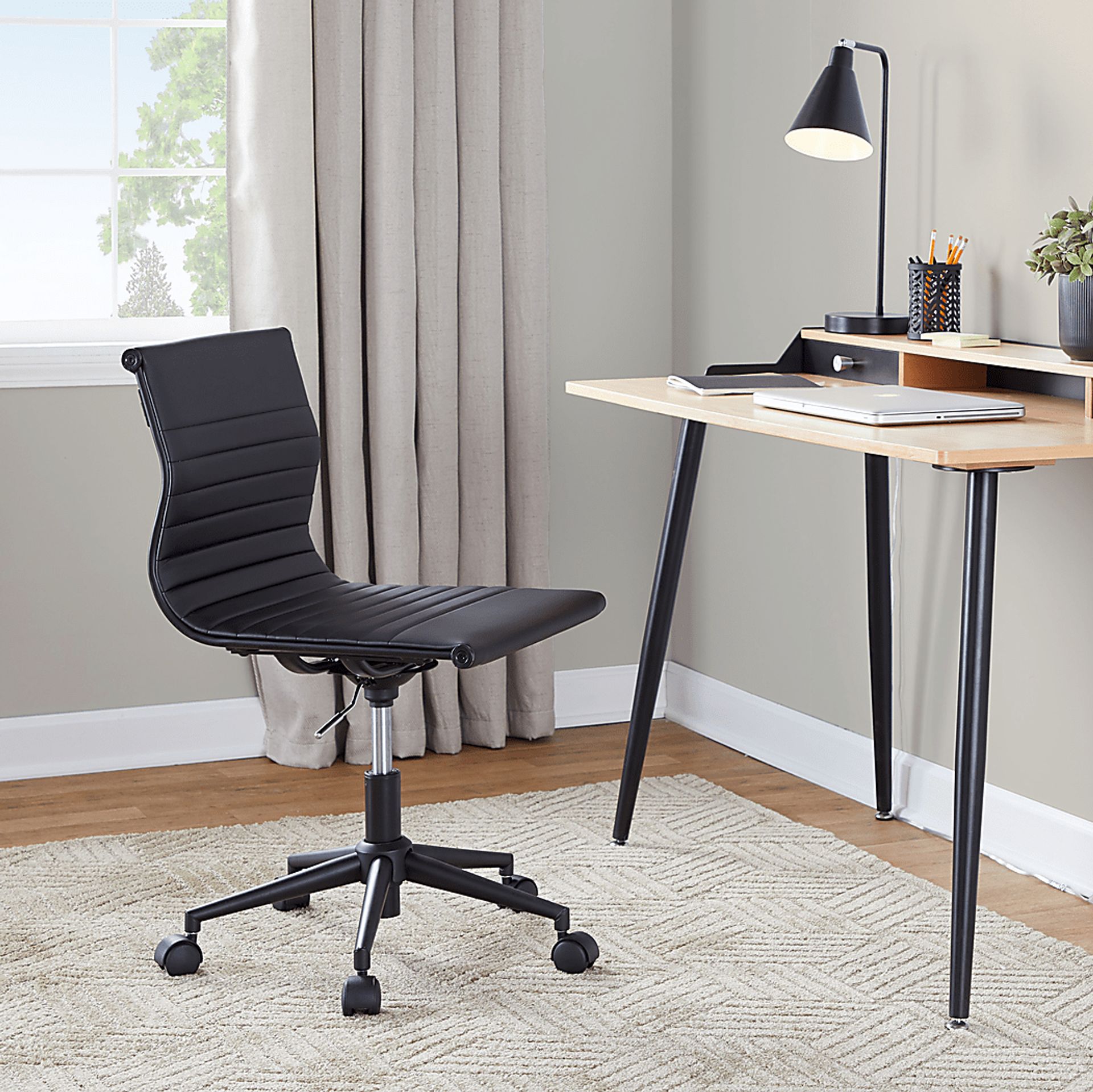 Dotterers Black Desk Chair - Image 2