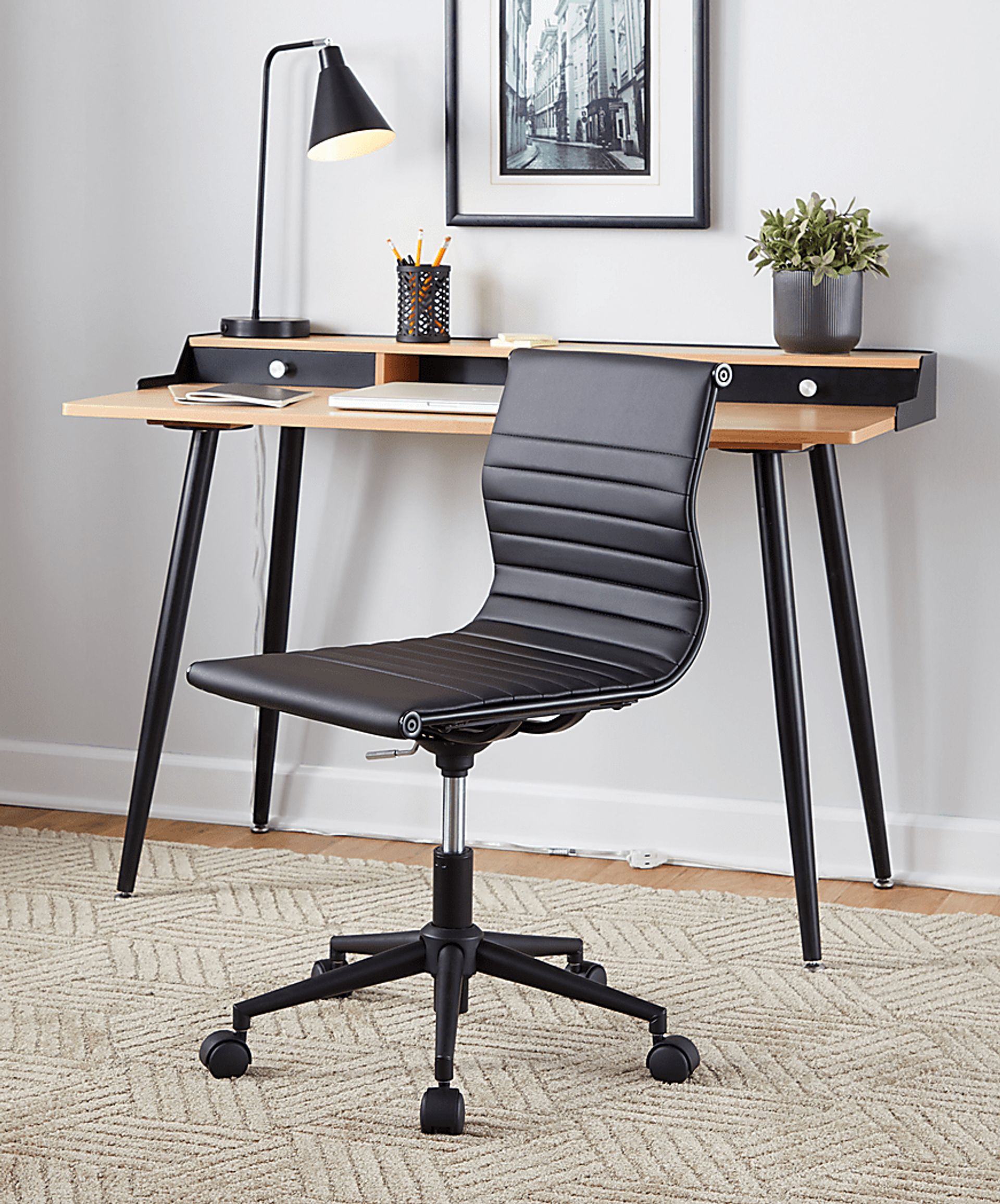 Dotterers Black Desk Chair - Image 9