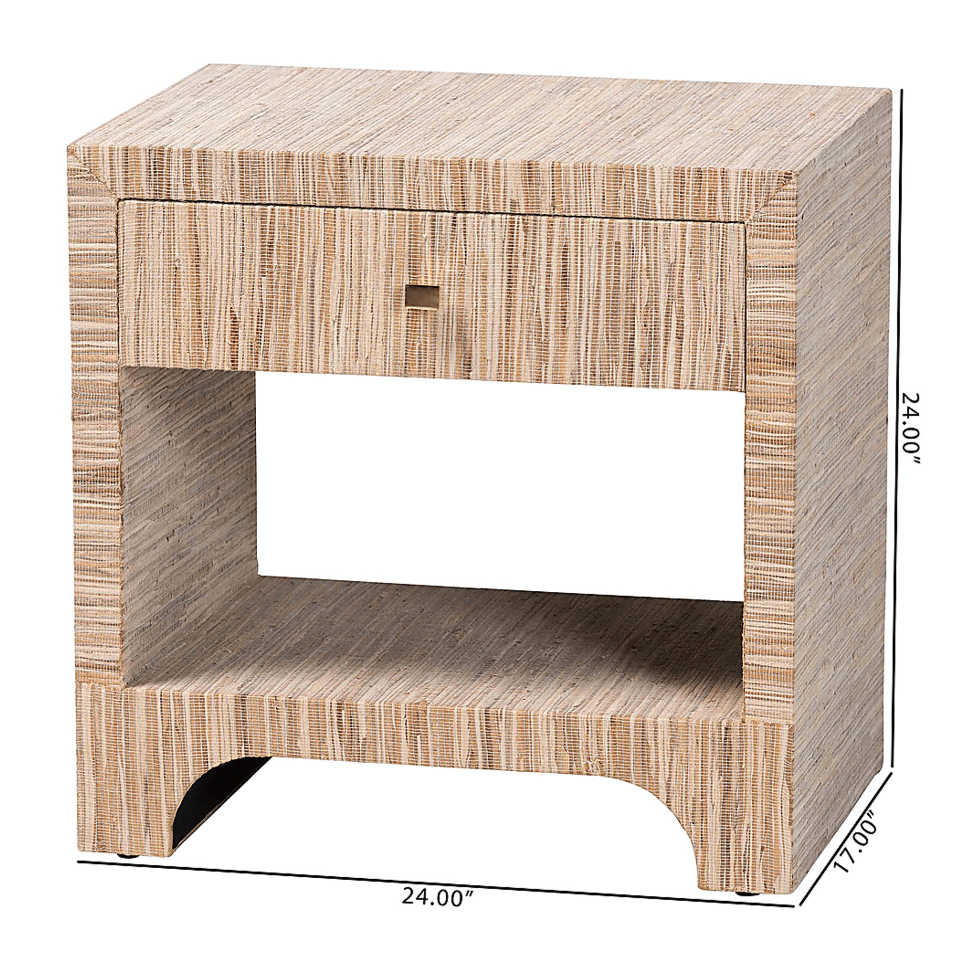 Doubleoak Brown Nightstand - Image 3