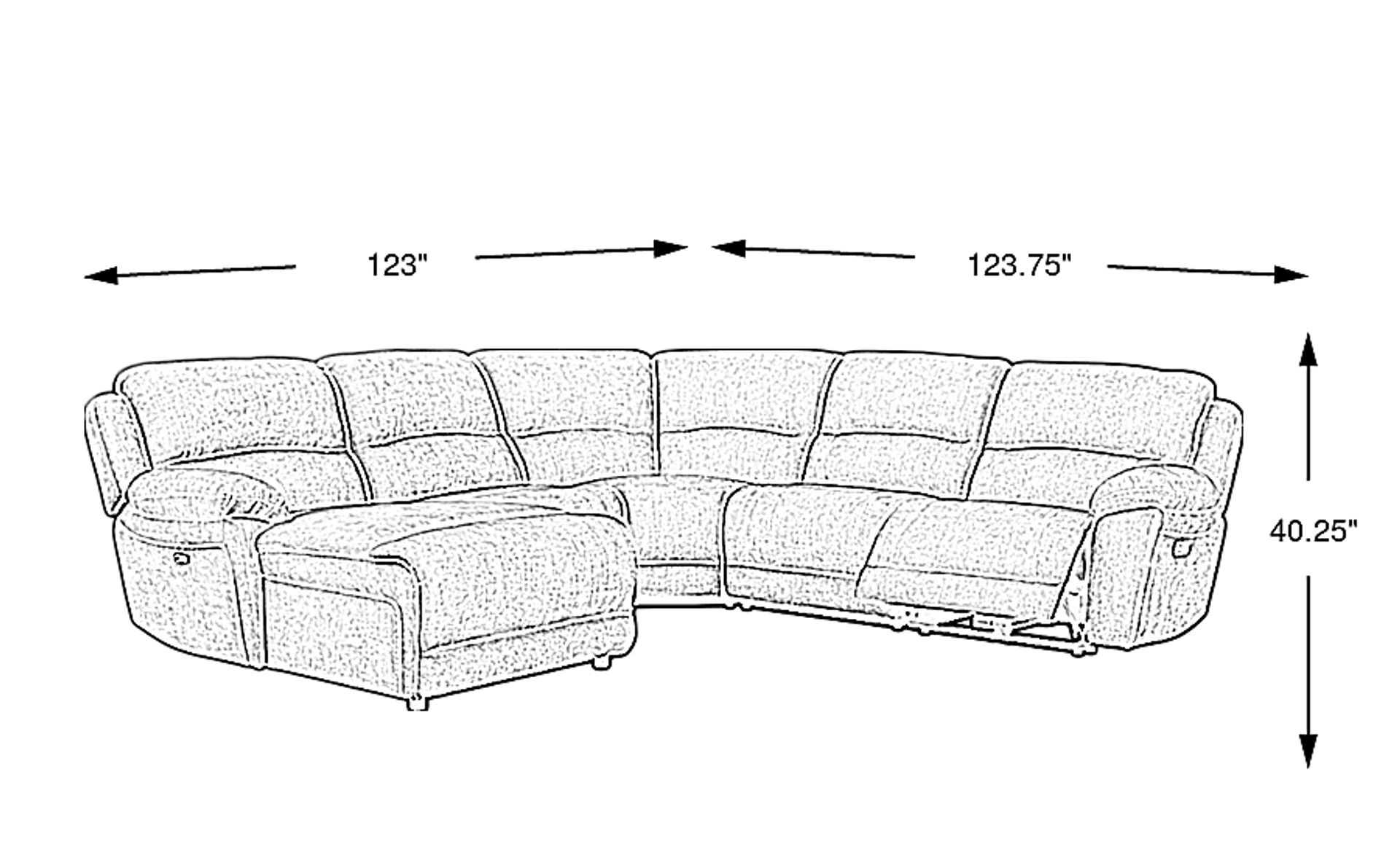 Dimension Image. Please refer to the Dimension Tab on this page for dimension details.