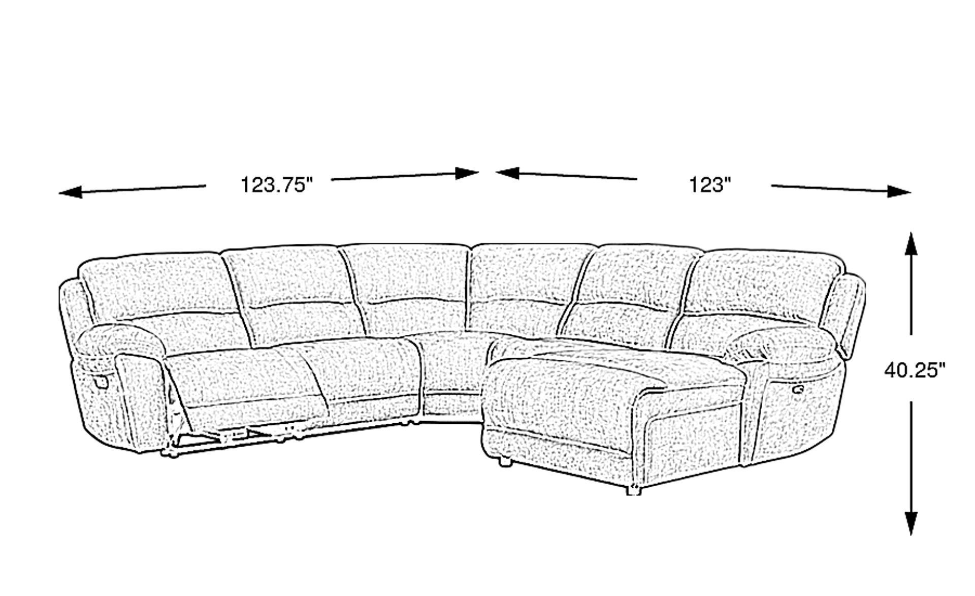 Dimension Image. Please refer to the Dimension Tab on this page for dimension details.