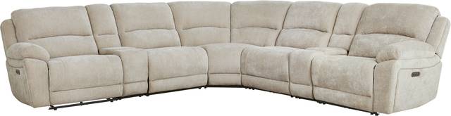 Douglas Park Sand 7 Pc Dual Power Reclining Sectional - Thumbnail - Image 3