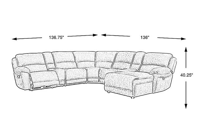 Douglas Park 7 Pc Right Arm Chaise Sectional | Rooms to Go