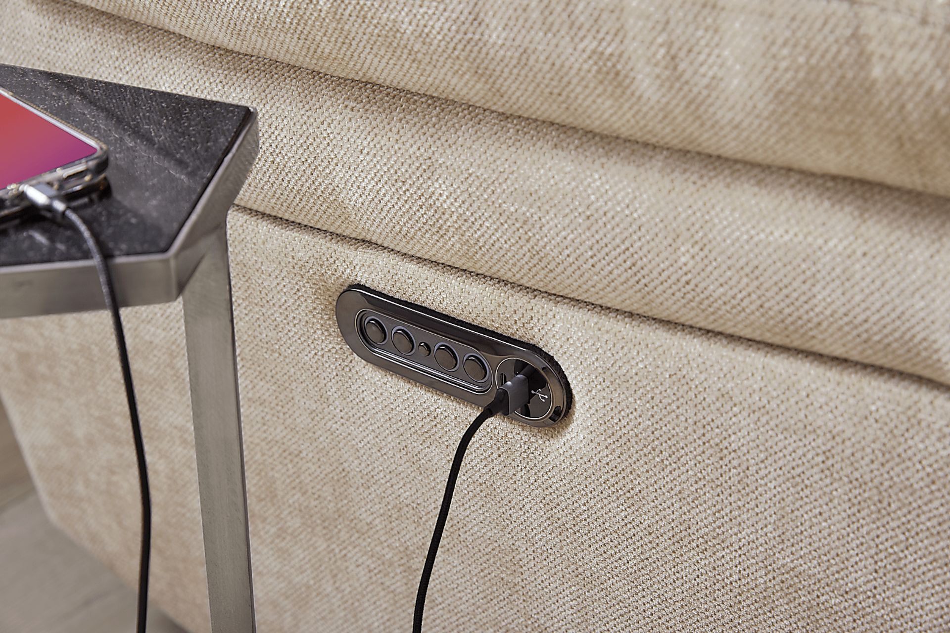 Douglas Park Sand Dual Power Recliner - Image 3