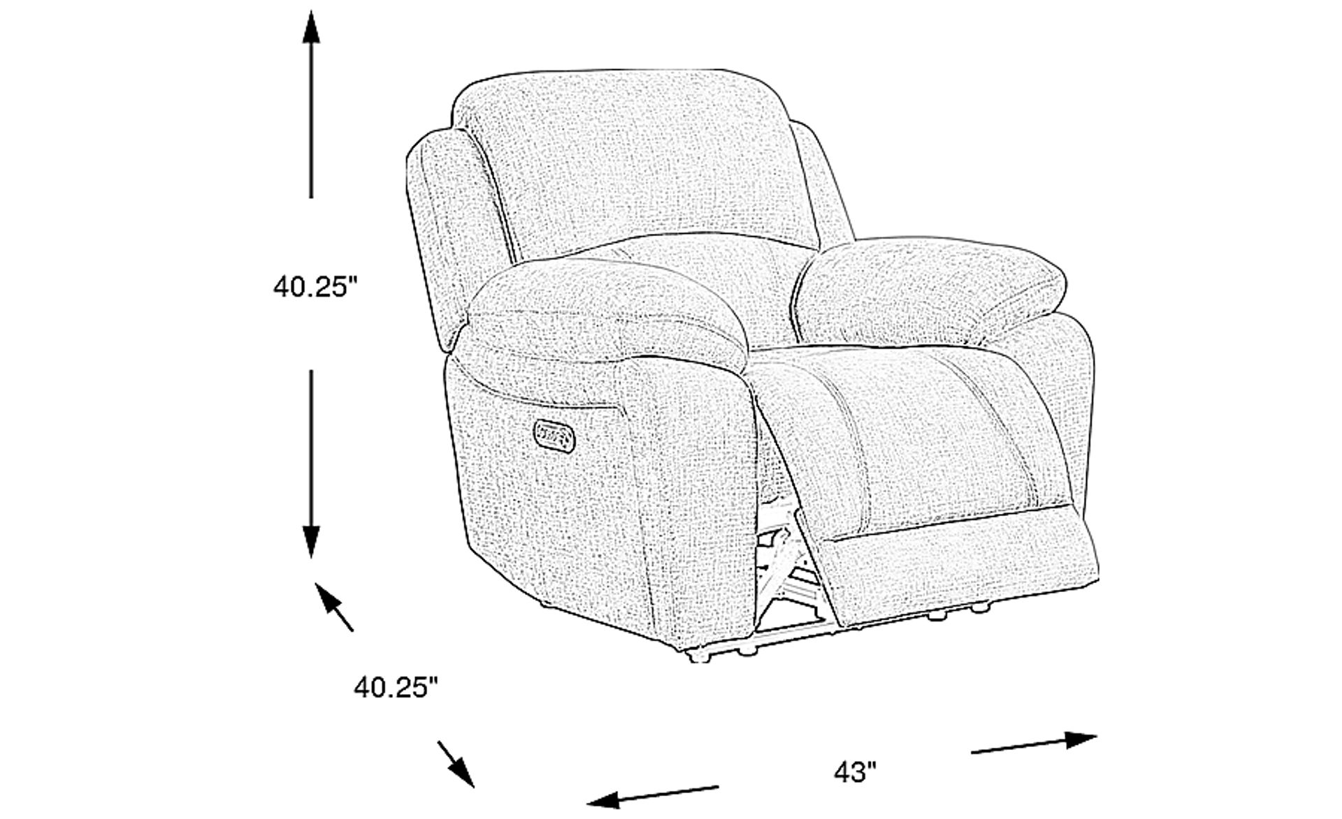 Dimension Image. Please refer to the Dimension Tab on this page for dimension details.