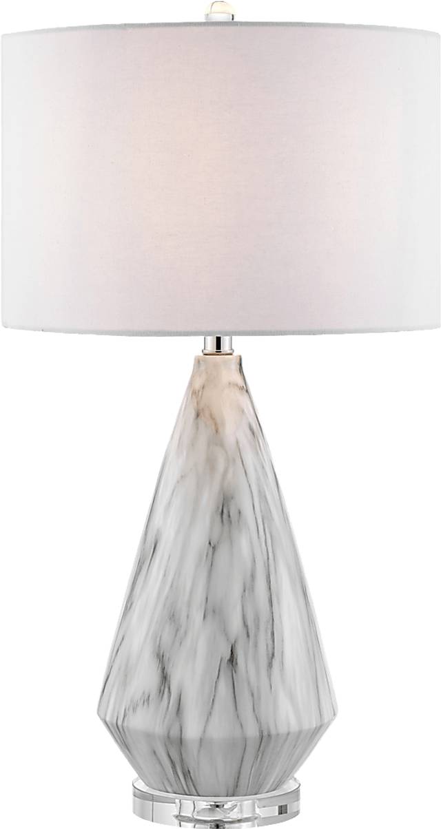 Doune Oaks White Lamp - Thumbnail - Image 1