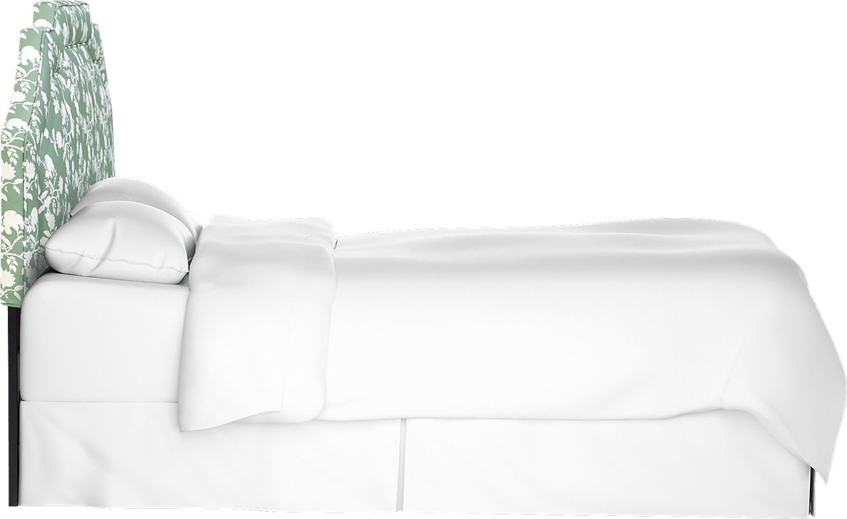 Douro Green King Upholstered Headboard