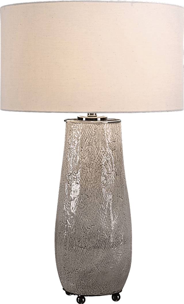Dovederry Gray Lamp - Thumbnail - Image 1