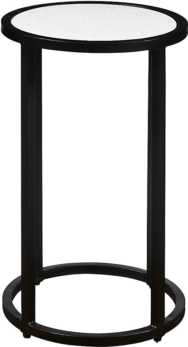 Dovelon White End Table - Thumbnail - Image 2