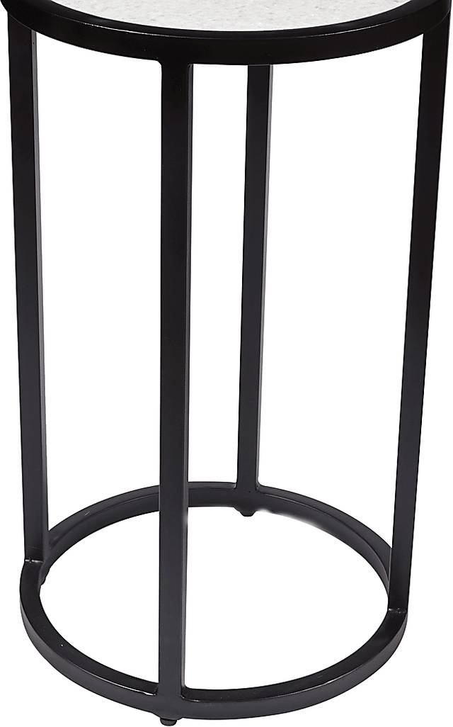 Dovelon White End Table - Thumbnail - Image 5