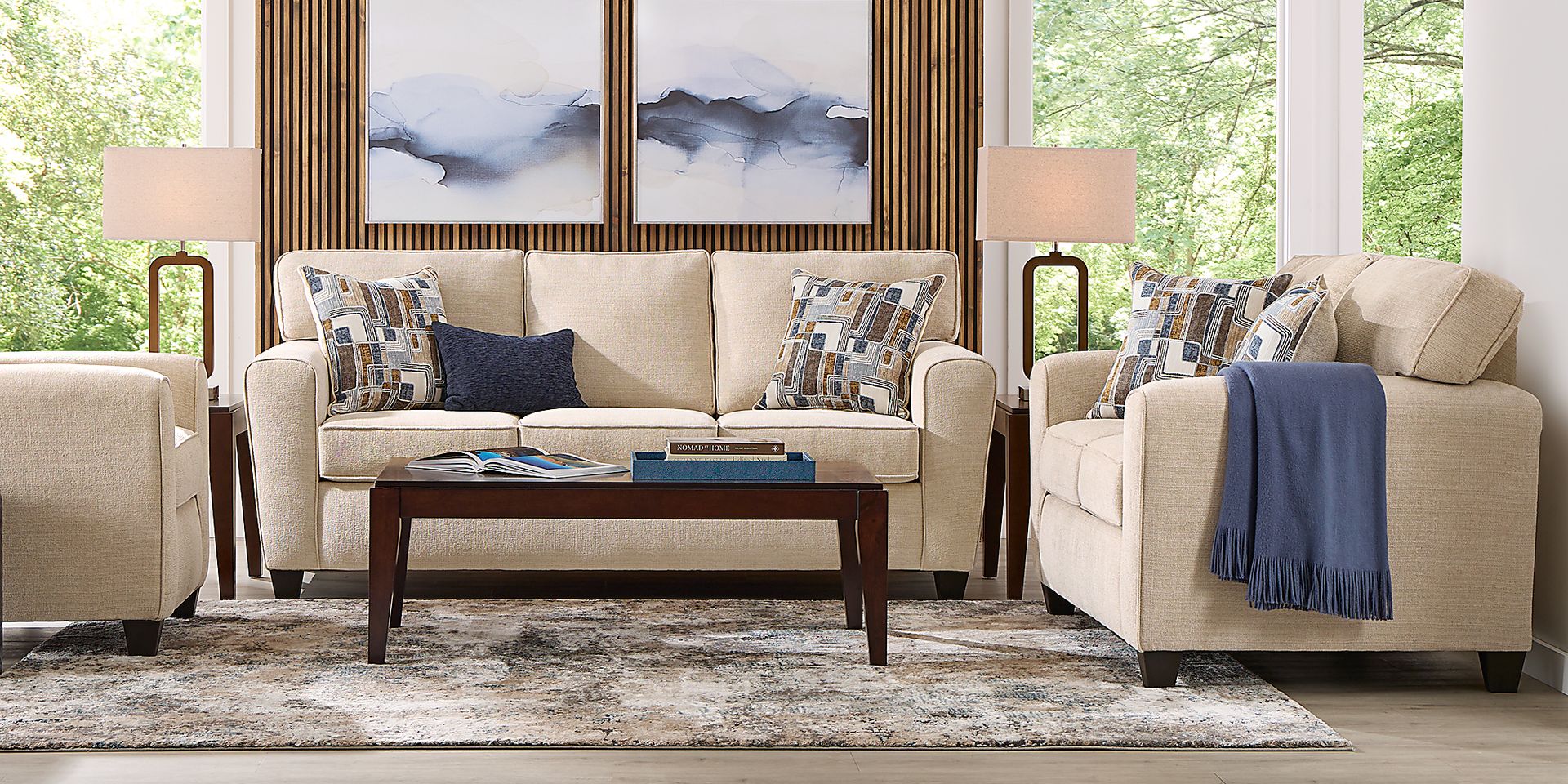 Dover Beige Sofa - Image 2