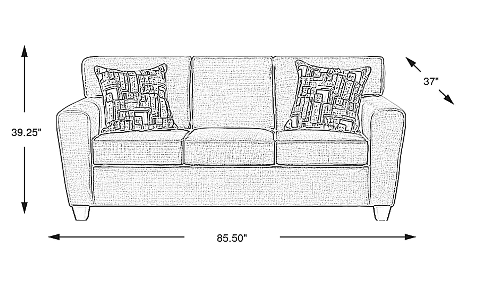 Dimension Image. Please refer to the Dimension Tab on this page for dimension details.