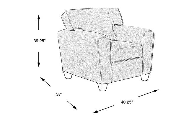 Dimension Image. Please refer to the Dimension Tab on this page for dimension details.
