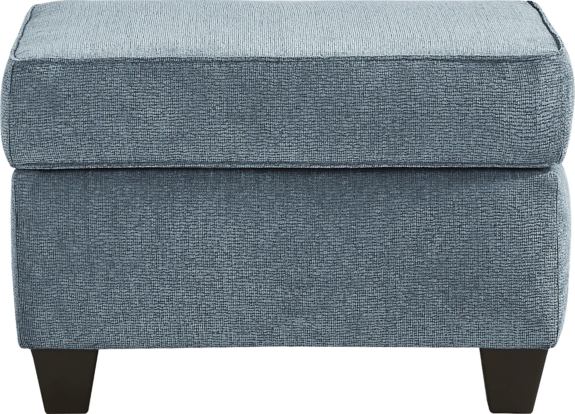 Dover Blue Ottoman - Image 2