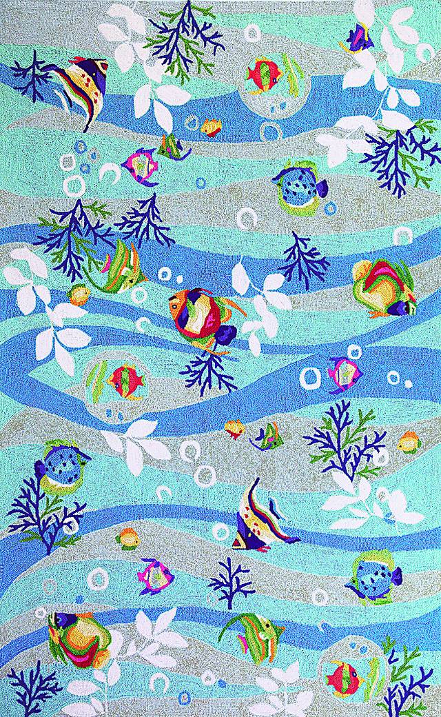 Dover Port Blue 5' x 7'6 Rug - Thumbnail - Image 1