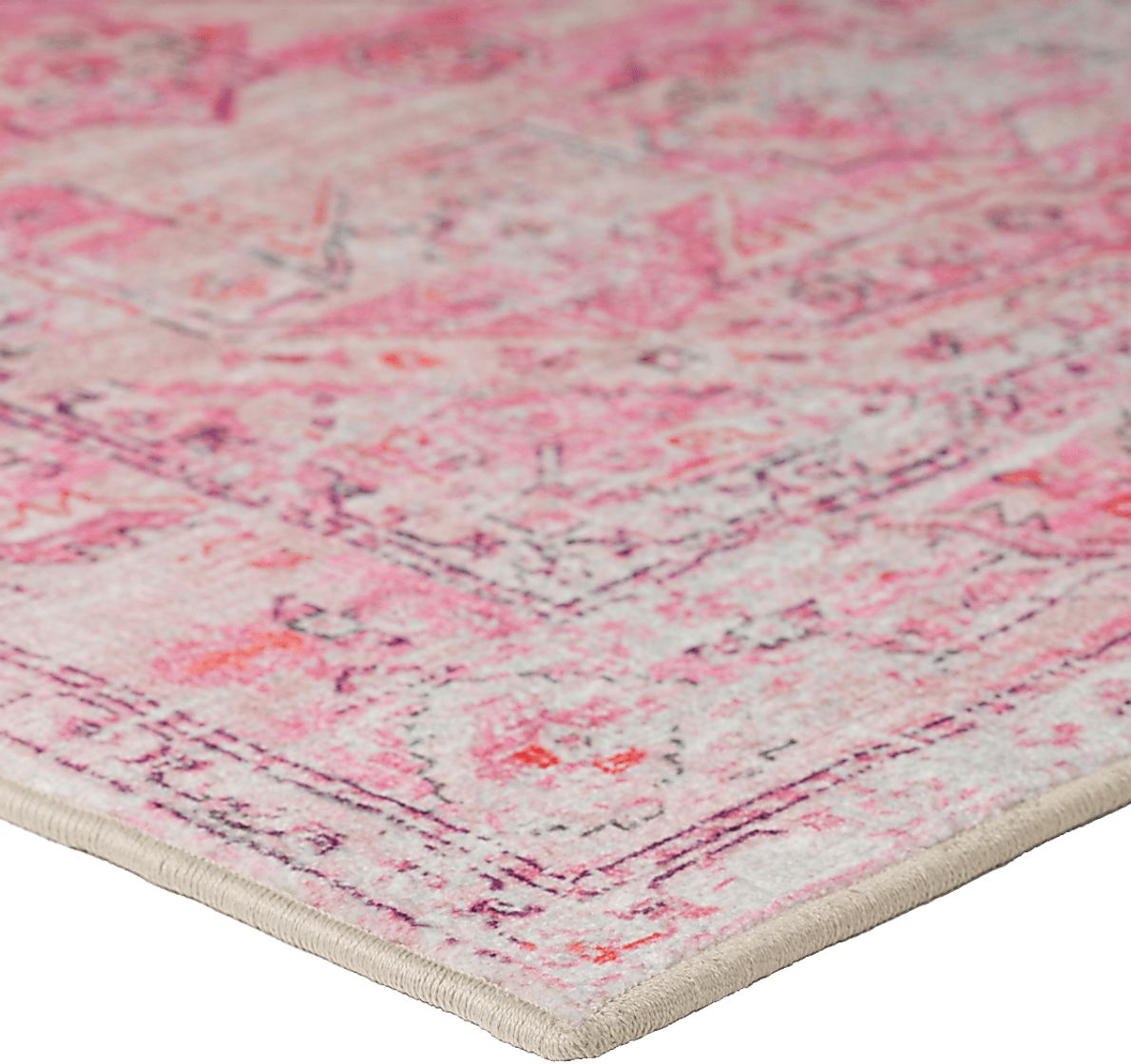 Doverfield Pink 3' x 5' Rug