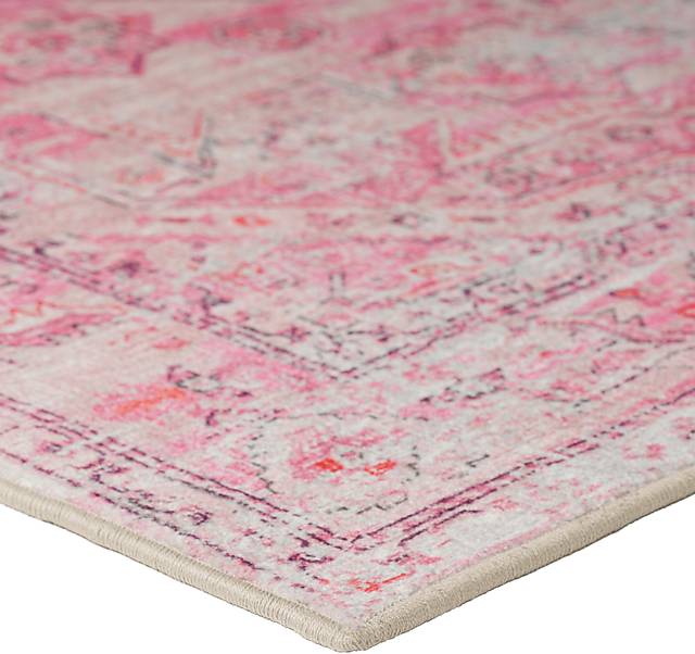 Doverfield Pink 3' x 5' Rug - Thumbnail - Image 3