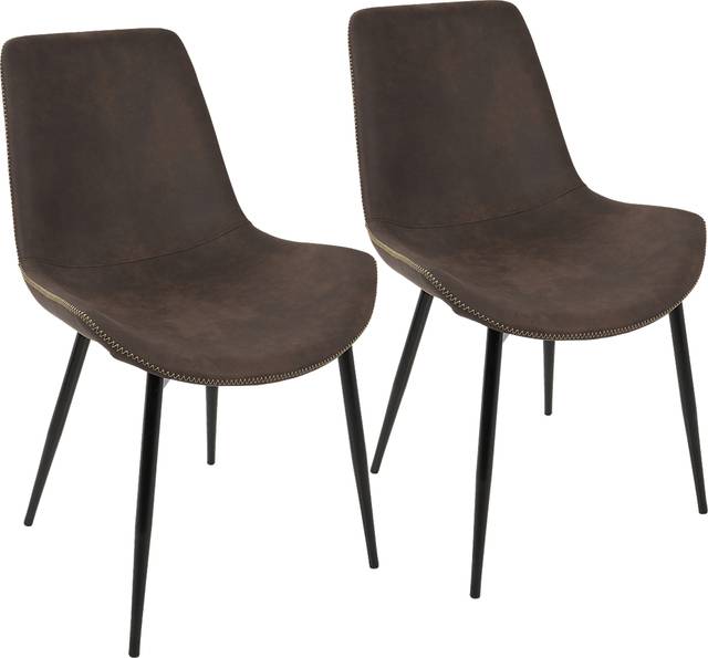 Doverwood Espresso Dining Chair (Set of 2) - Thumbnail - Image 1