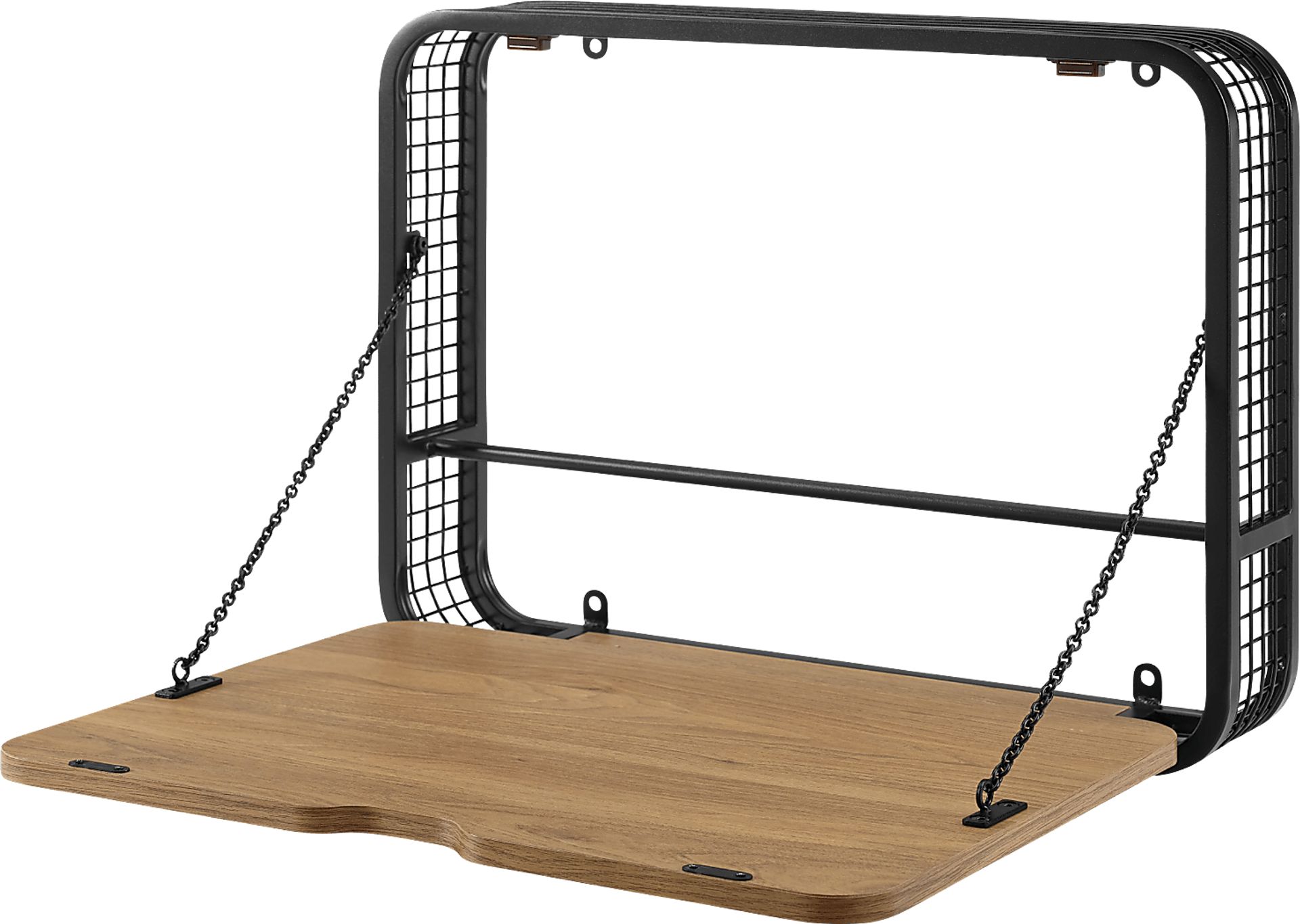 Dovewood Brown Wall Mount Desk - Image 2