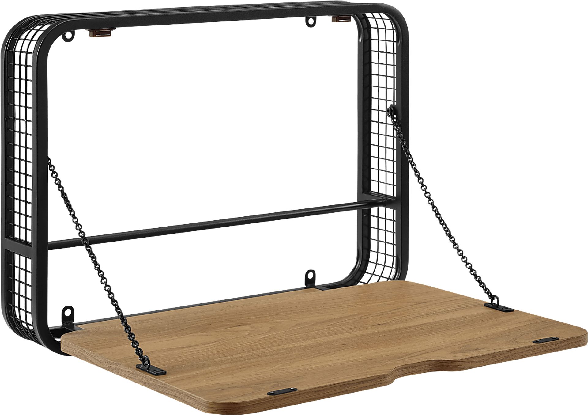 Dovewood Brown Wall Mount Desk - Image 1