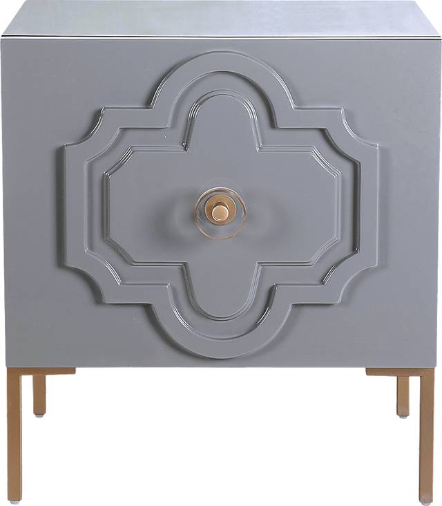 Doveylee Gray Nightstand - Thumbnail - Image 1