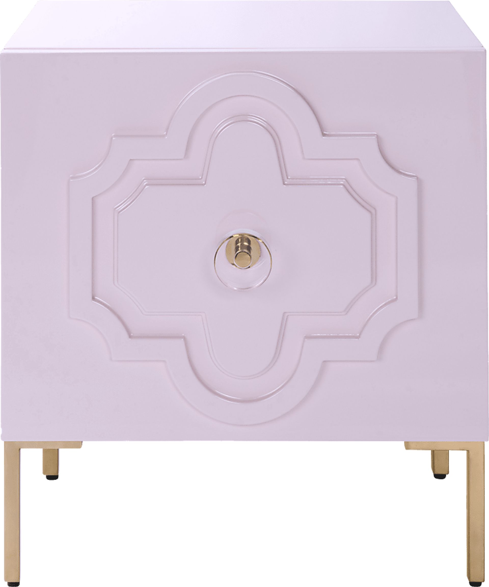 Doveylee Pink Nightstand - Image 1
