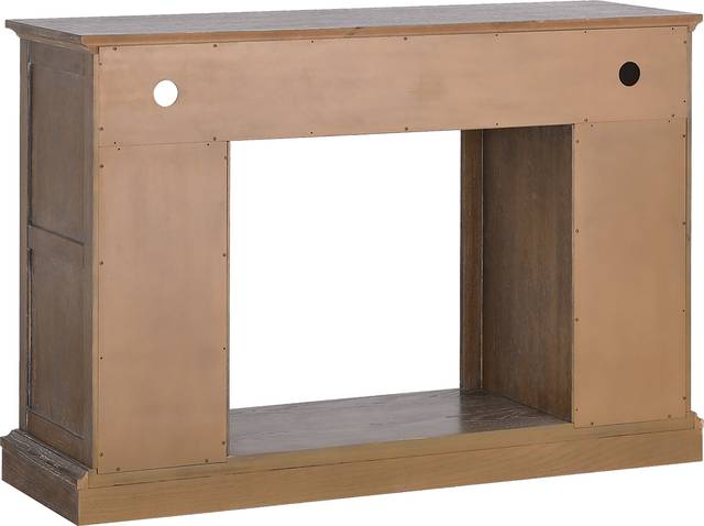 Dovnick Oak 48 in. Console with Electric Fireplace - Thumbnail - Image 6
