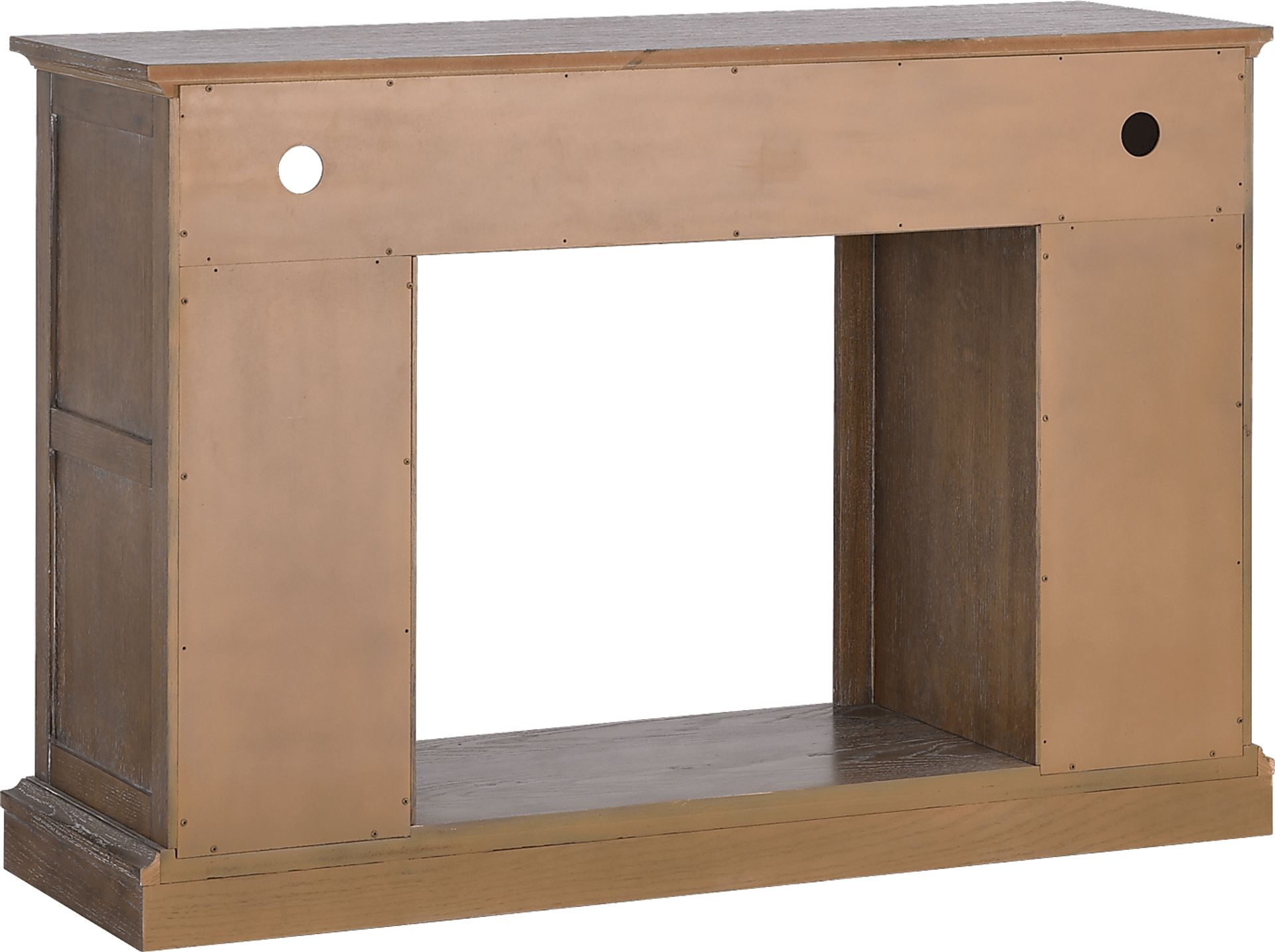Dovnick Oak 48 in. Console with Electric Fireplace - Image 6