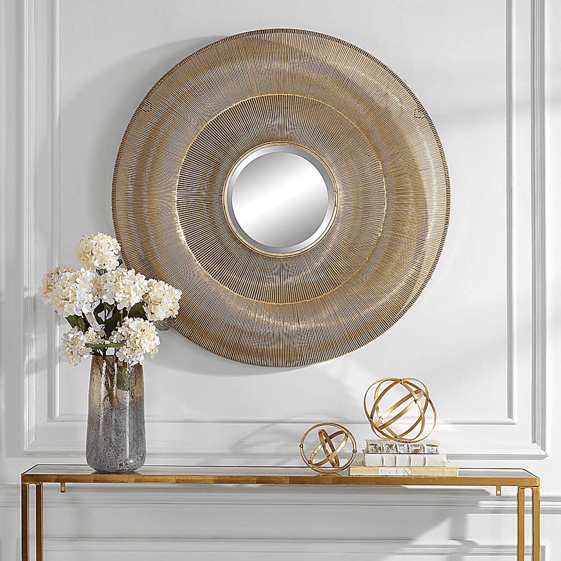 Dowagiac Gold Wall Mirror - Image 2