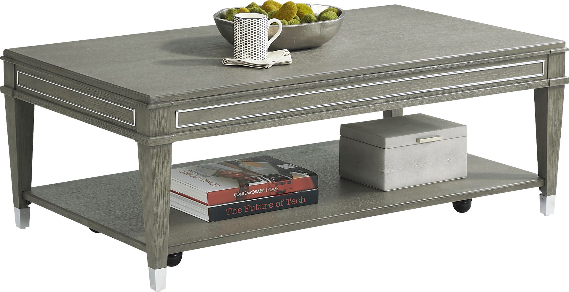 Dowalde Light Gray Cocktail Table - Image 2