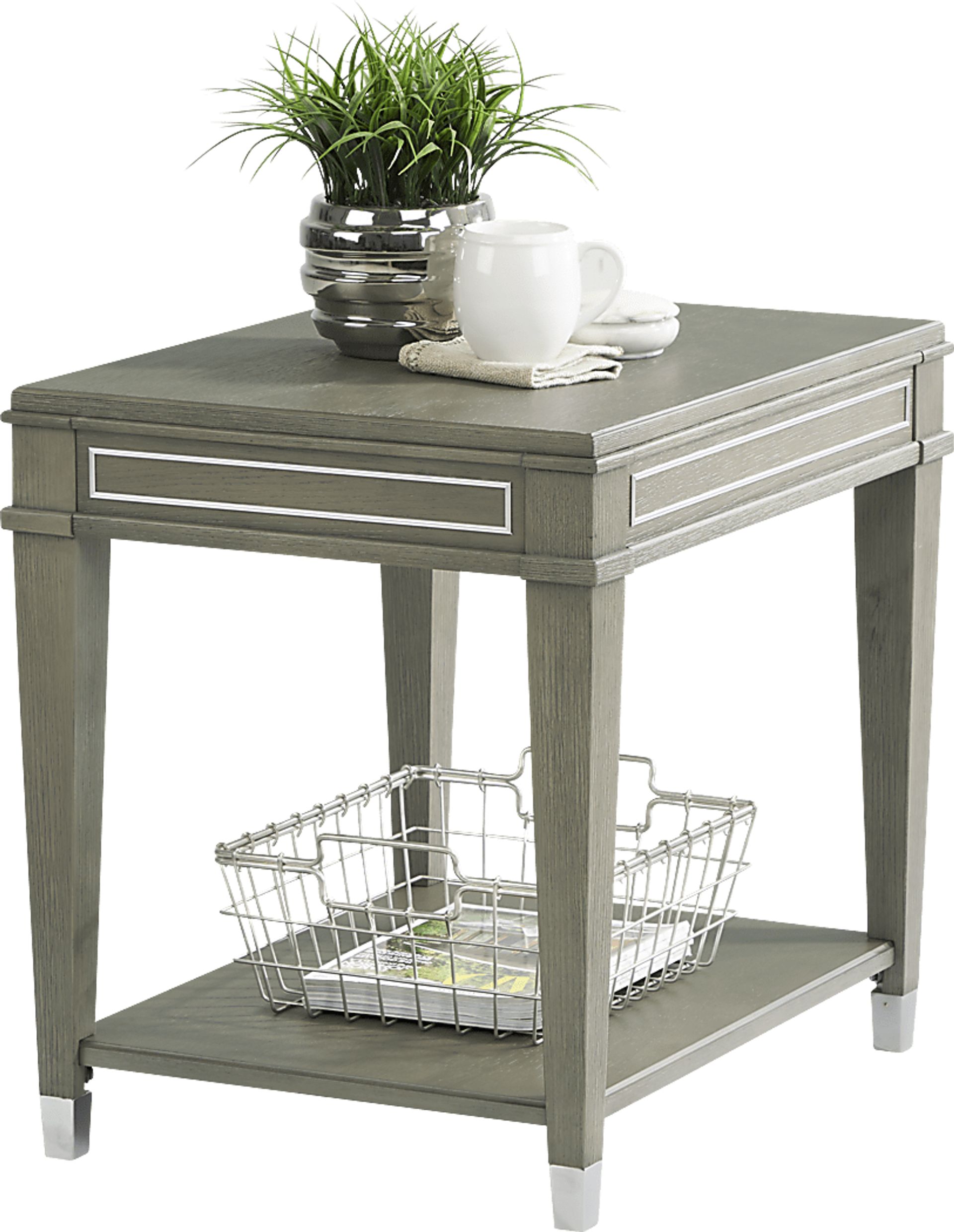 Dowalde Light Gray End Table - Image 2
