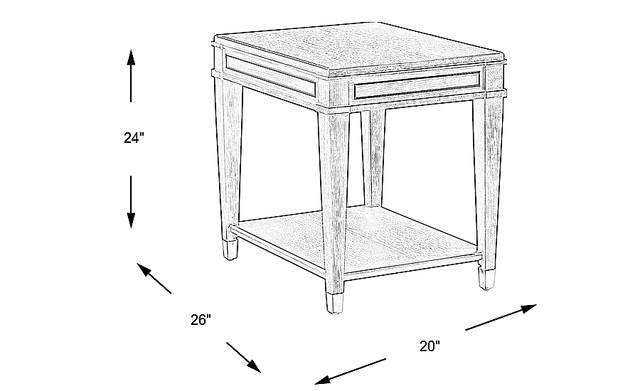 Dimension Image. Please refer to the Dimension Tab on this page for dimension details.
