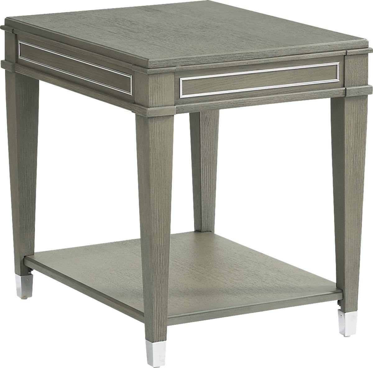 Dowalde Light Gray Wood End Table | Rooms to Go