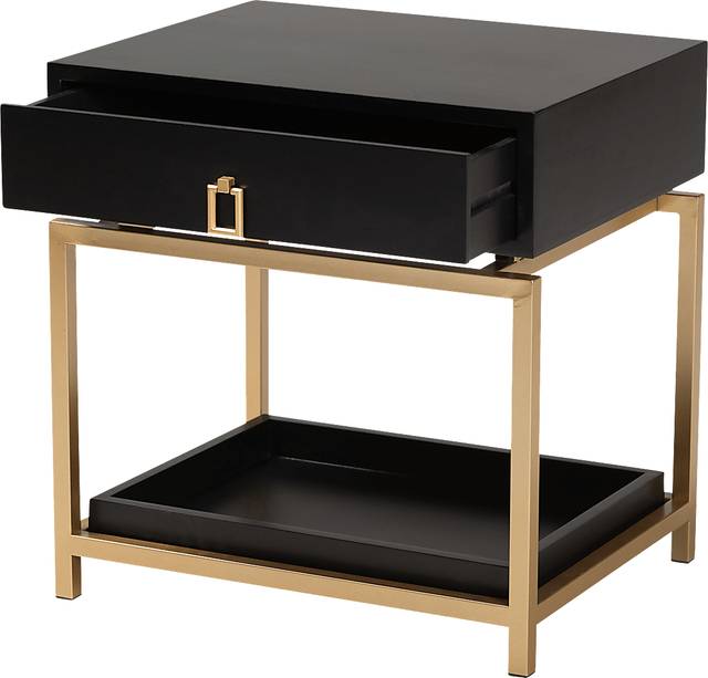 Dowgate Black End Table - Thumbnail - Image 4