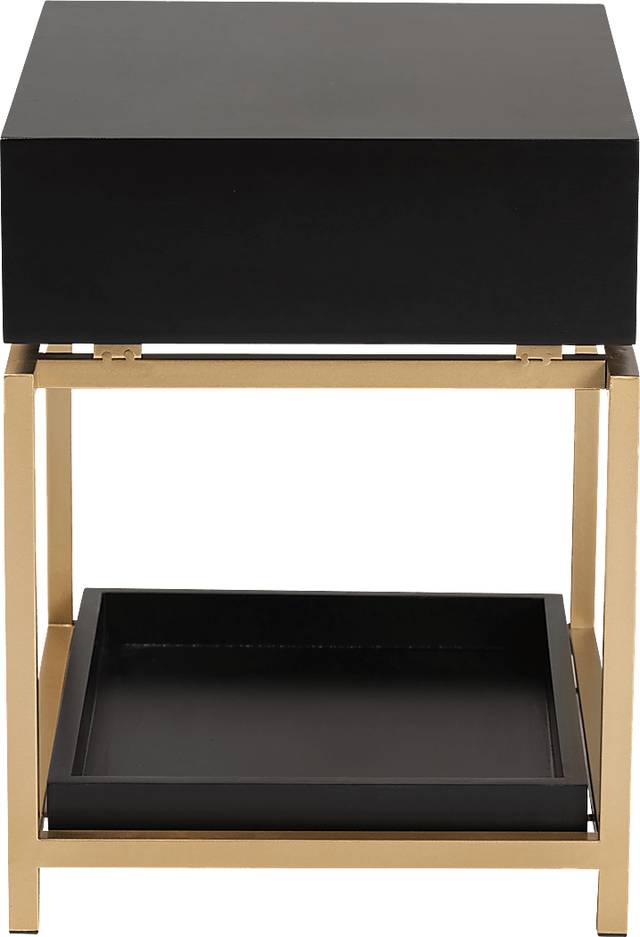 Dowgate Black End Table - Thumbnail - Image 5