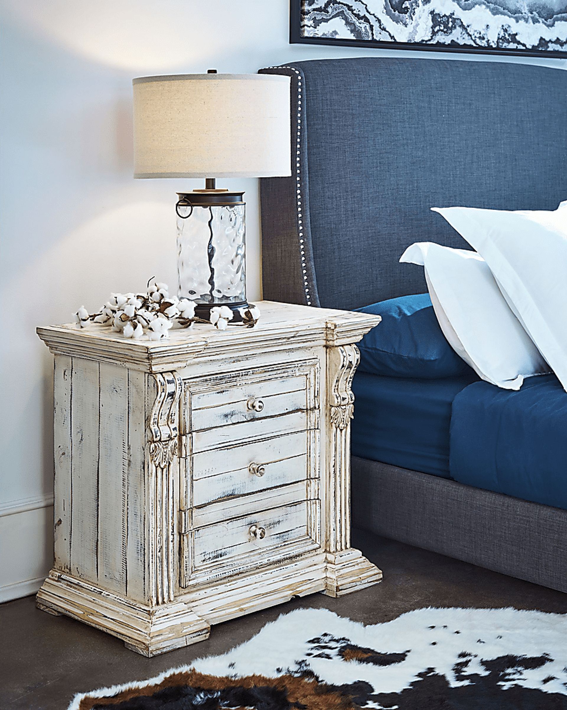 Downeymeade White Nightstand - Image 2