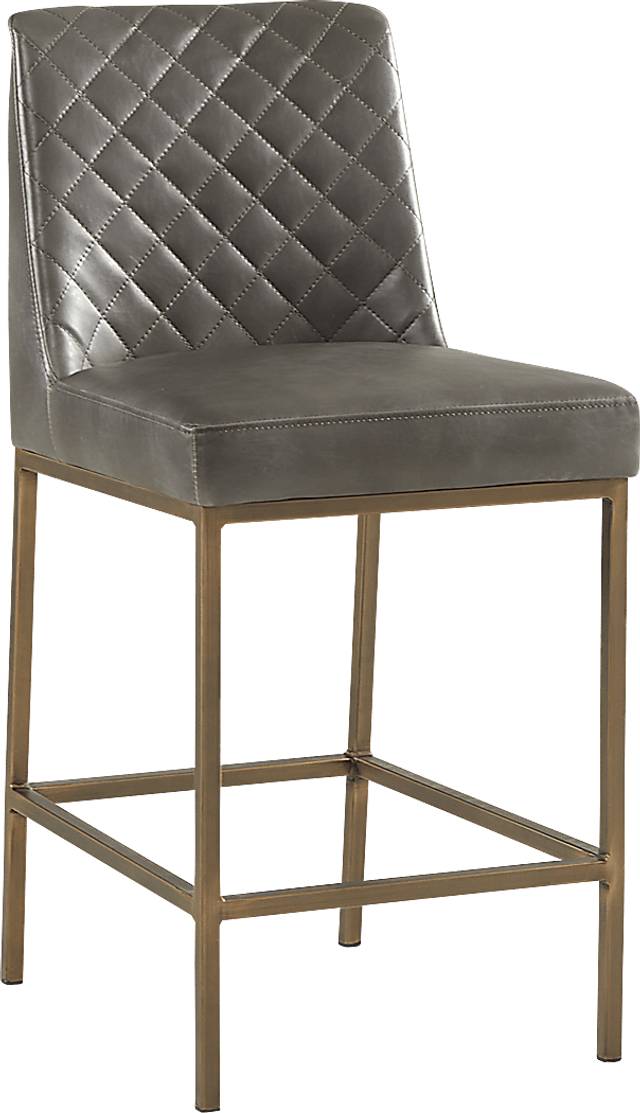 Downsview Gray Counter Height Stool - Thumbnail - Image 1