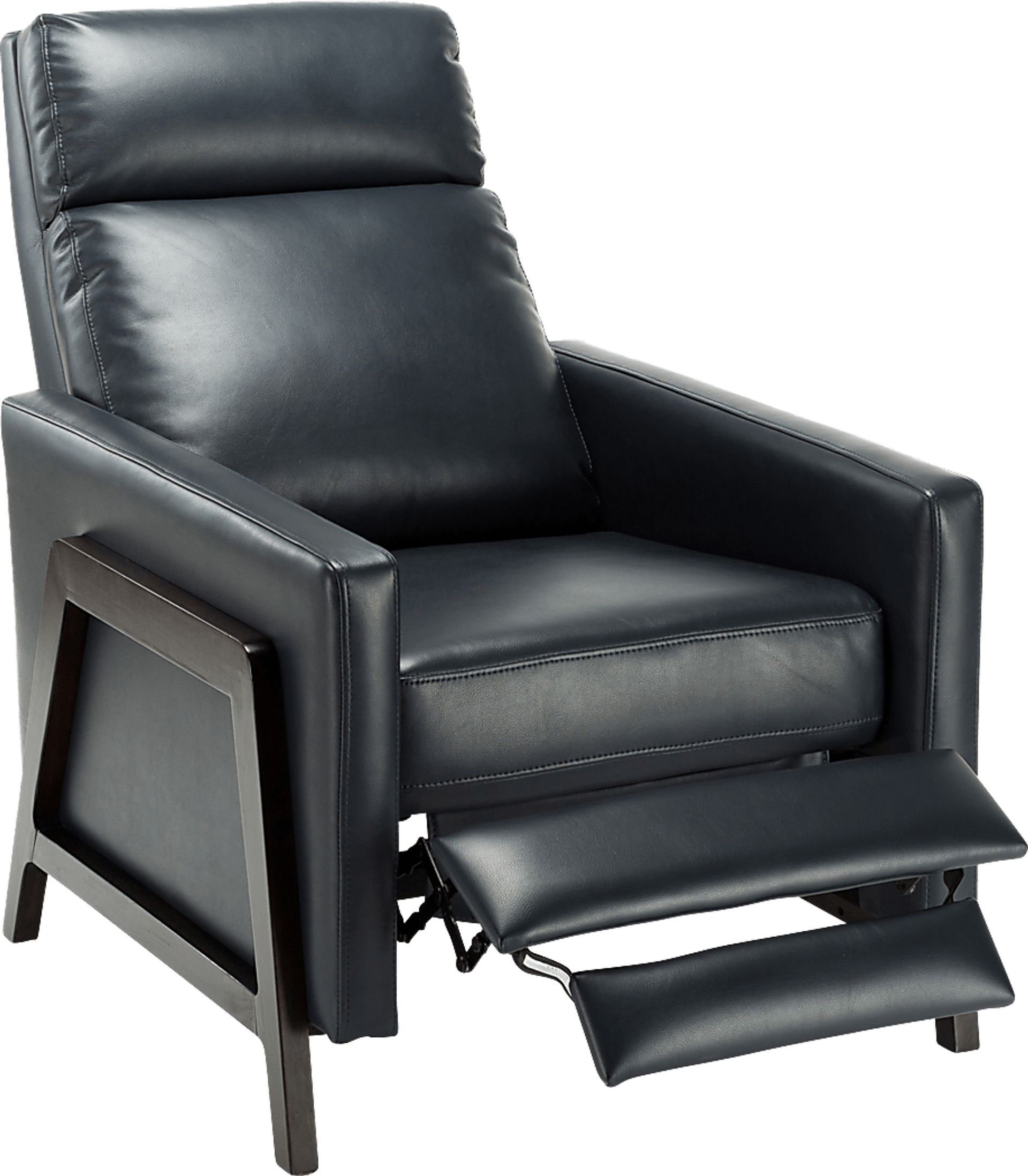 Doyers Blue Push Back Recliner - Image 2