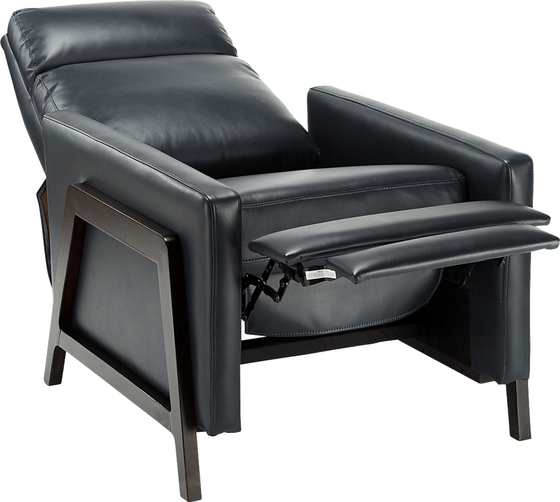 Doyers Blue Push Back Recliner - Image 3