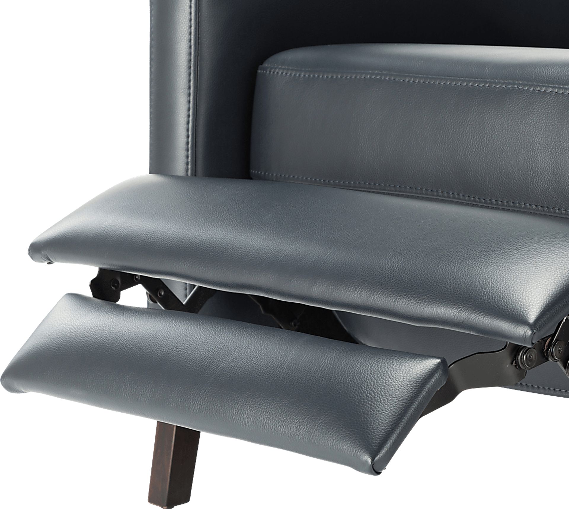 Doyers Blue Push Back Recliner - Image 5