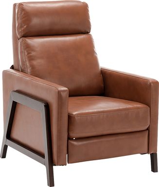 Doyers Brown Push Back Recliner