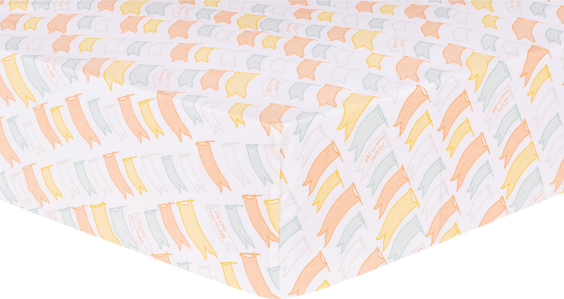 Dr. Seuss Oh, the Places You'll Go! Beige 5 Pc Baby Bedding Set - Image 6