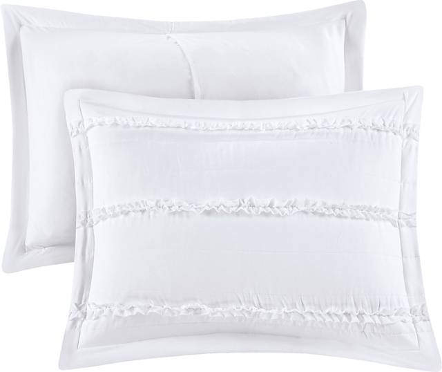 Dracaena White 4 Pc Full/Queen Quilt Set - Thumbnail - Image 11
