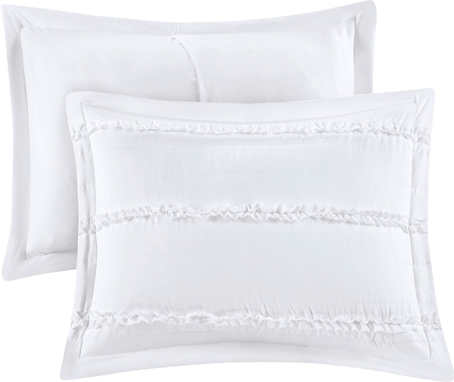 Dracaena White 4 Pc Full/Queen Quilt Set - Image 11
