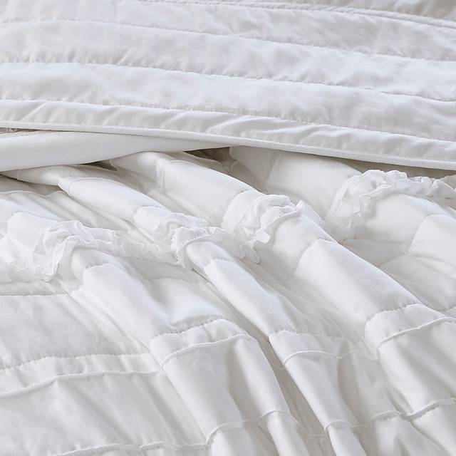 Dracaena White 4 Pc Full/Queen Quilt Set - Thumbnail - Image 8