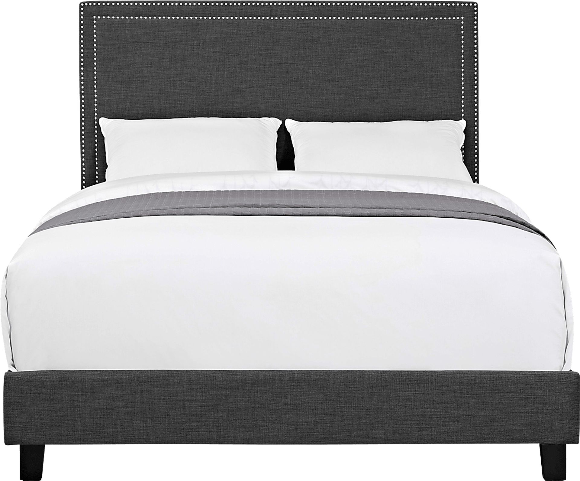 Draeger Charcoal Queen Platform Bed - Image 3