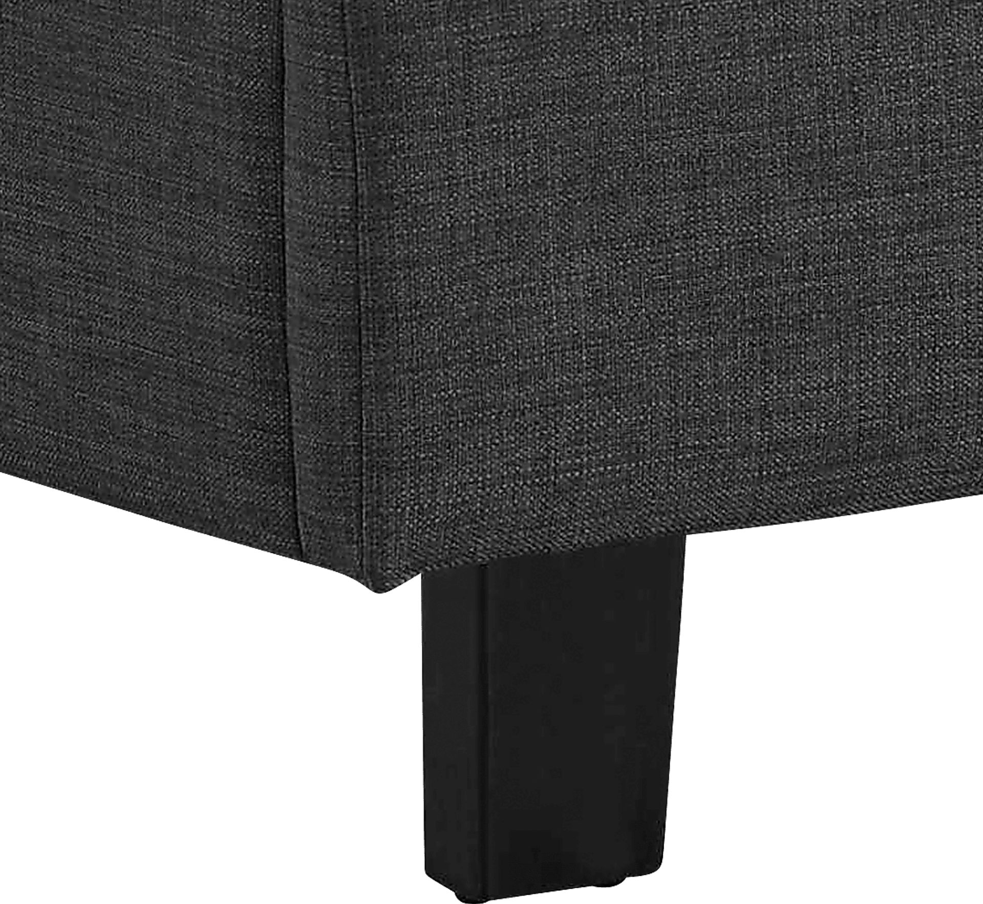 Draeger Charcoal Black,Gray Polyester Fabric Queen Bed | Rooms to Go