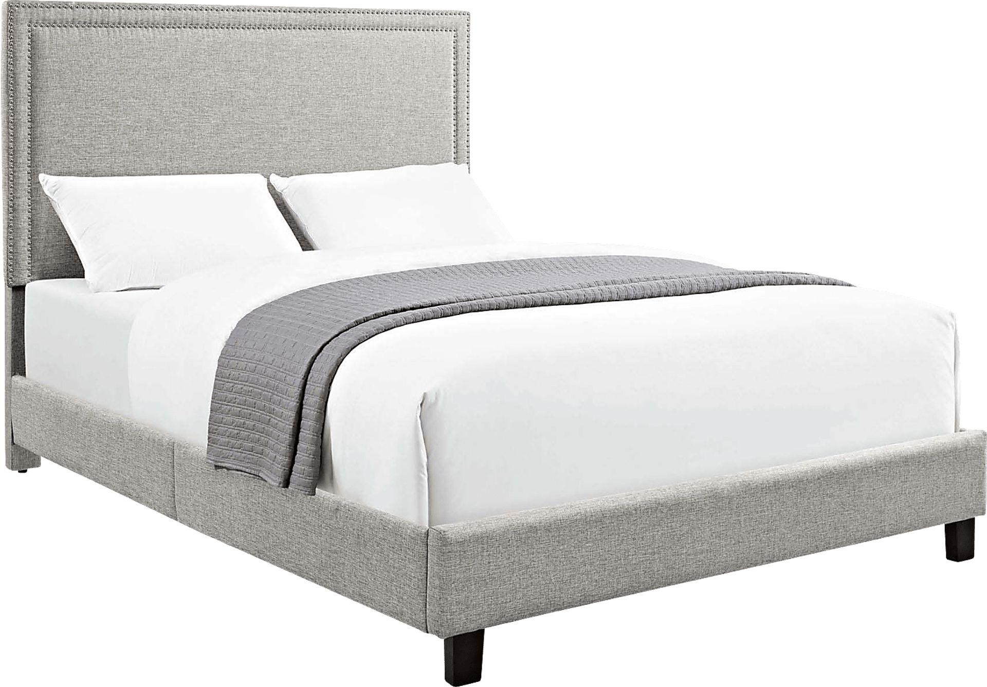 Draeger Gray Full Platform Bed - Image 1