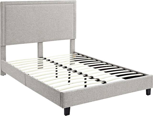 Draeger Gray Twin Platform Bed - Thumbnail - Image 3