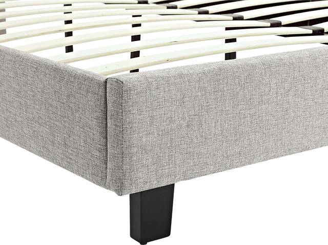 Draeger Gray Twin Platform Bed - Thumbnail - Image 4